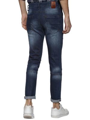 blue denim light ripped jeans - 15856251 - Standard Image - 3