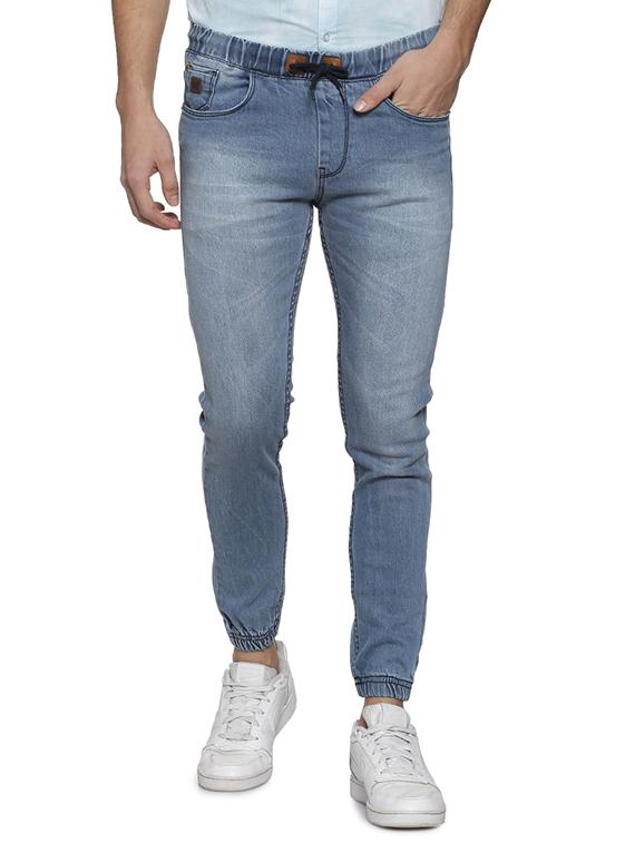 blue denim jogger - 15856252 - Zoom Image - 1