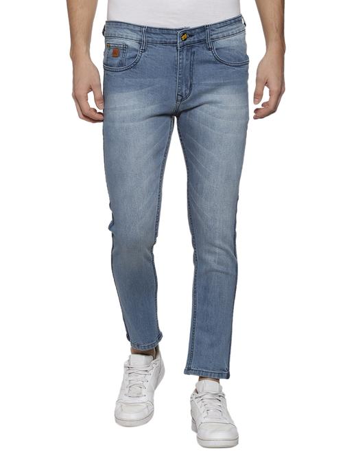 blue denim light washed jeans - 15856253 - Standard Image - 1
