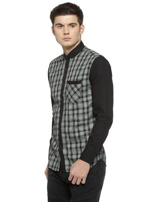 green checkered casual shirt - 15856264 - Standard Image - 2