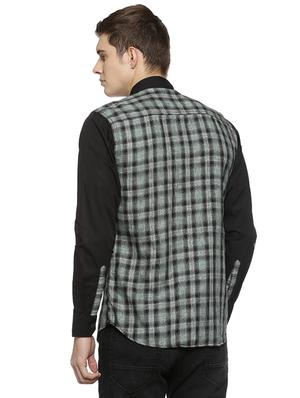 green checkered casual shirt - 15856264 - Standard Image - 3