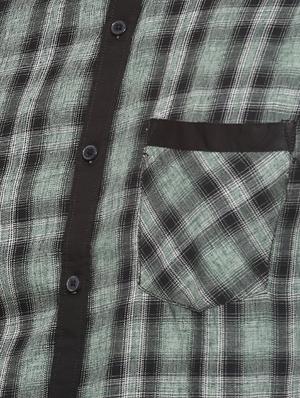 green checkered casual shirt - 15856264 - Standard Image - 4