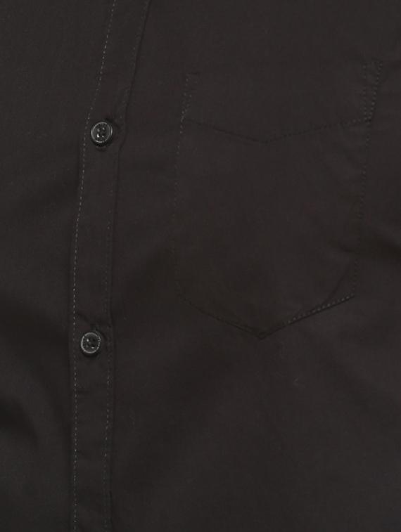 black cotton casual shirt - 15856268 - Zoom Image - 4