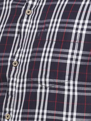 blue checkered casual shirt - 15856275 - Standard Image - 4