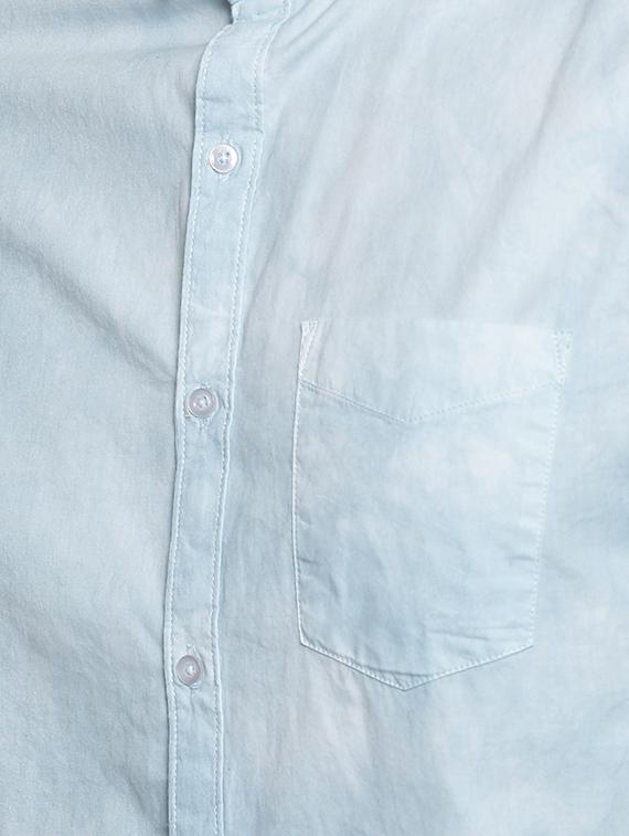 blue cotton casual shirt - 15856282 - Zoom Image - 4