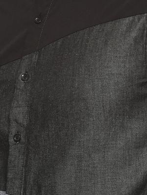 black cotton casual shirt - 15856283 - Standard Image - 4