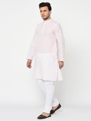 pink solid long kurta - 15856457 - Standard Image - 2