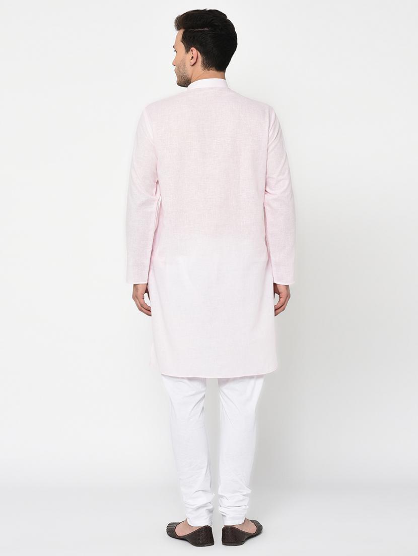 pink solid long kurta - 15856457 - Zoom Image - 3