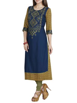 layered embroidered kurta - 15856821 - Standard Image - 2
