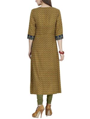 layered embroidered kurta - 15856821 - Standard Image - 3