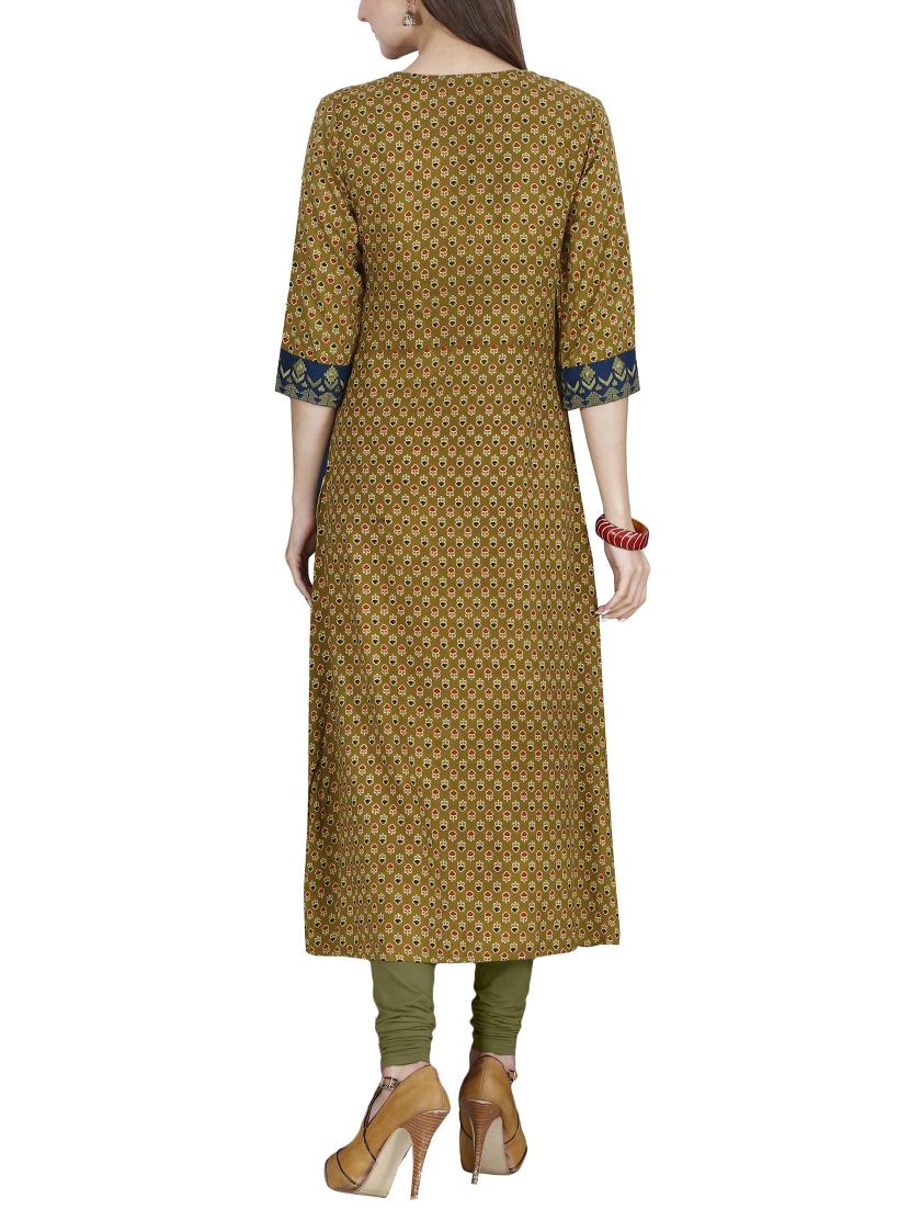 layered embroidered kurta - 15856821 - Zoom Image - 3