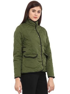 flap pocket quilted jacket - 15856848 - Standard Image - 2