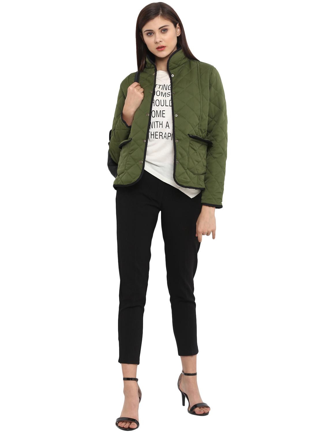 flap pocket quilted jacket - 15856848 - Zoom Image - 4