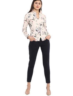 floral band collar shirt - 15856850 - Standard Image - 4