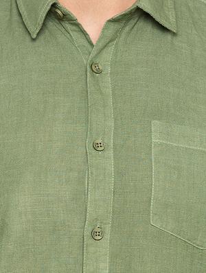 green ombre casual shirt - 15856873 - Standard Image - 5
