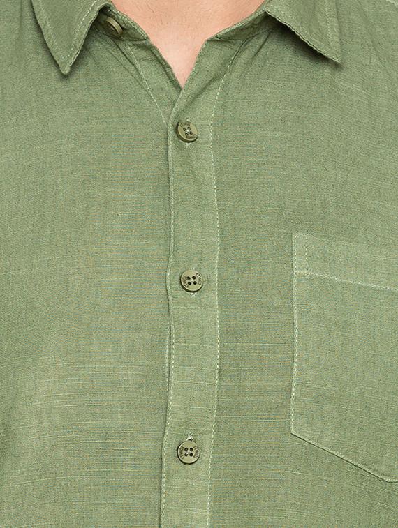 green ombre casual shirt - 15856873 - Zoom Image - 5
