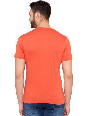 orange front print t-shirt - 15856919 - Standard Image - 3