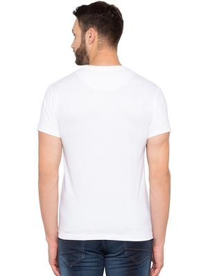 white typographic chest print t-shirt - 15856924 - Standard Image - 3