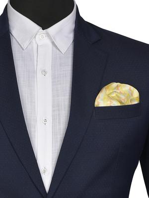 peach & blue silk pocketsquare - 15856974 - Standard Image - 3