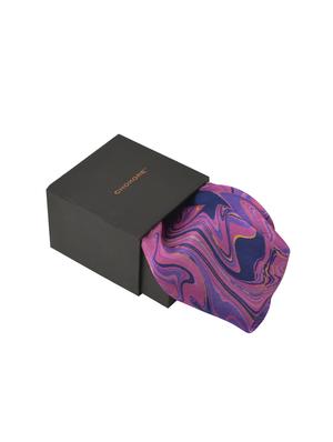 navy blue & deep purple silk pocketsquare - 15856978 - Standard Image - 2