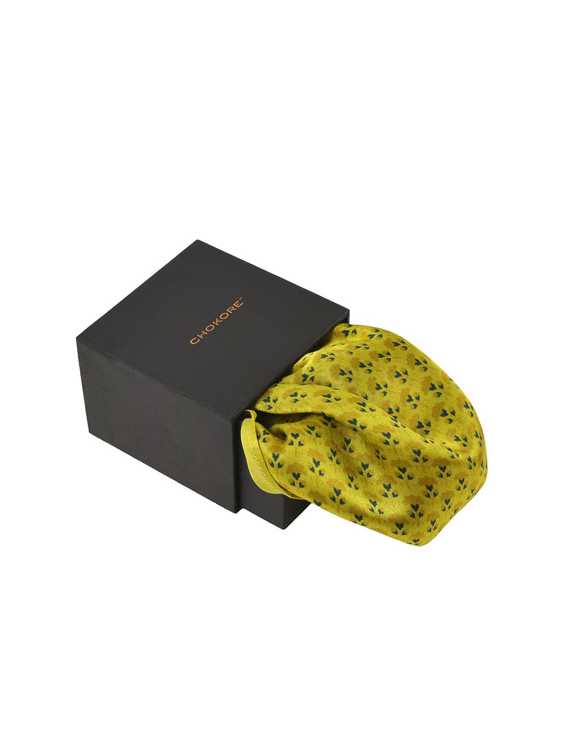 yellow silk pocketsquare - 15856979 - Zoom Image - 2