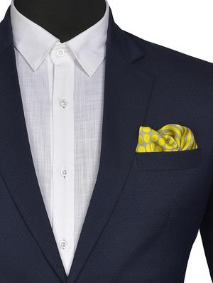 yellow silk pocketsquare - 15856983 - Standard Image - 3