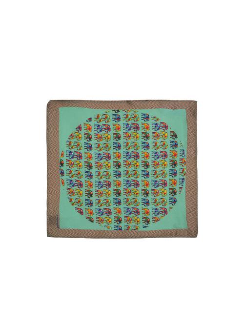 light blue silk pocketsquare - 15856984 - Standard Image - 1