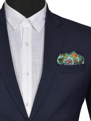 light blue silk pocketsquare - 15856984 - Standard Image - 3