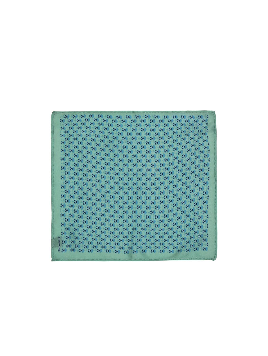 blue silk pocketsquare - 15856985 - Zoom Image - 1
