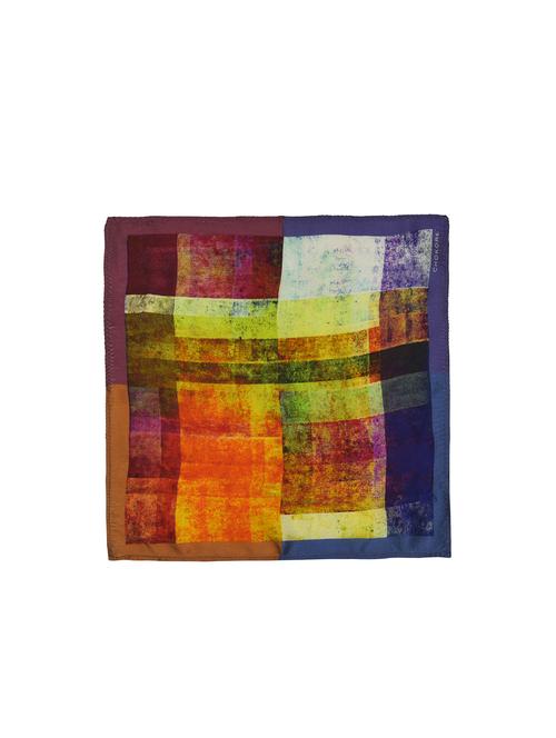 multi colored silk pocketsquare - 15856989 - Standard Image - 1