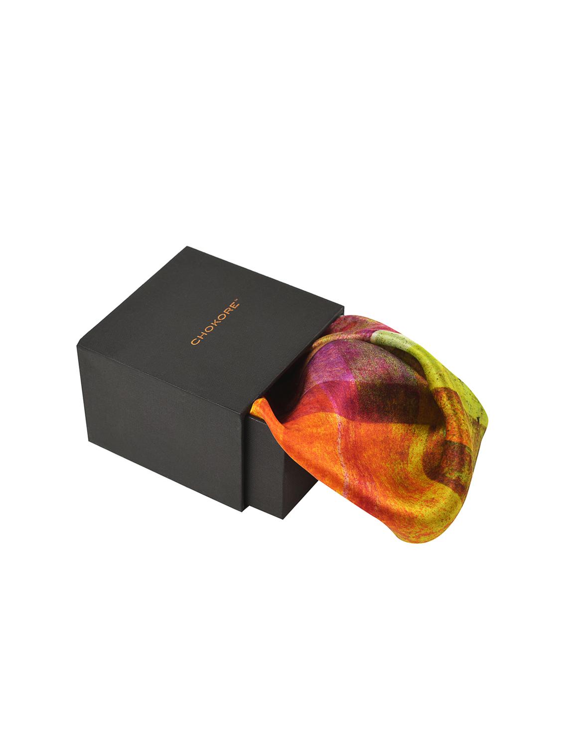 multi colored silk pocketsquare - 15856989 - Zoom Image - 2