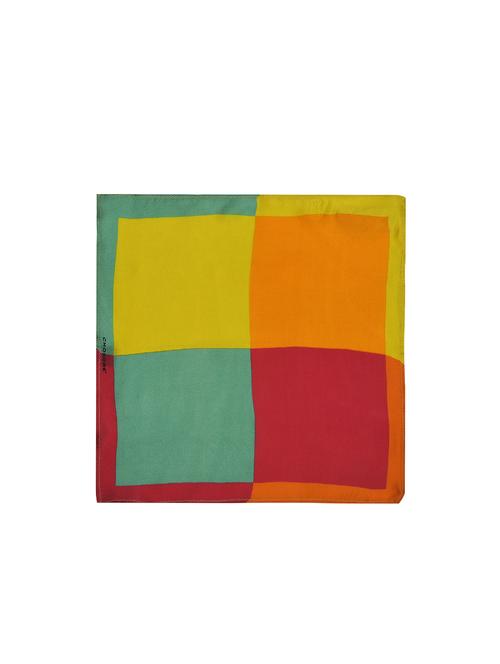 multi colored silk pocketsquare - 15856991 - Standard Image - 1