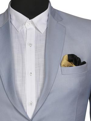multi colored silk pocketsquare - 15856993 - Standard Image - 3