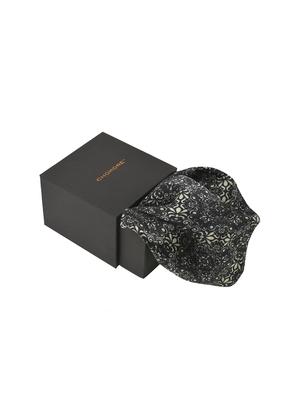 black silk pocketsquare - 15856997 - Standard Image - 2
