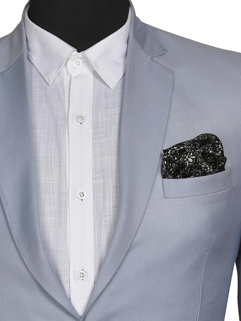 black silk pocketsquare - 15856997 - Zoom Image - 3
