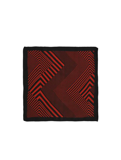 red silk pocketsquare - 15857005 - Standard Image - 1