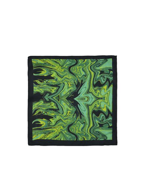 green silk pocketsquare - 15857009 - Standard Image - 1