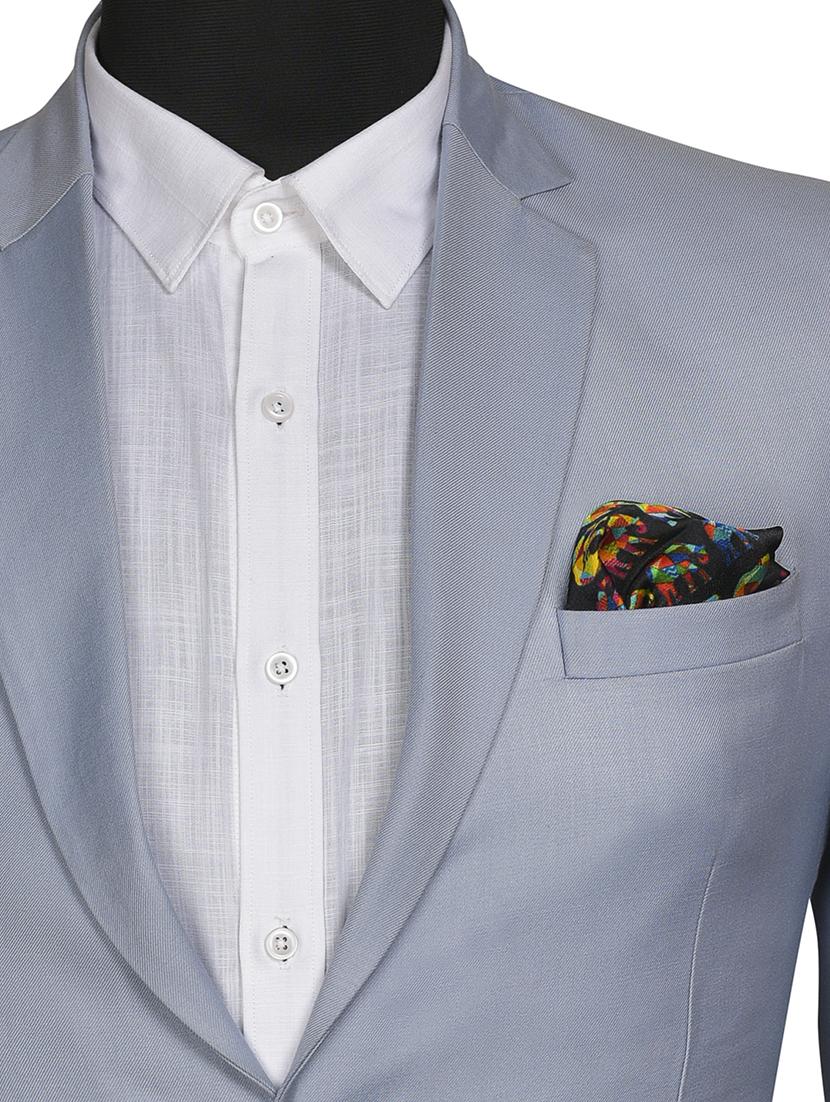 multi colored silk pocketsquare - 15857011 - Zoom Image - 3