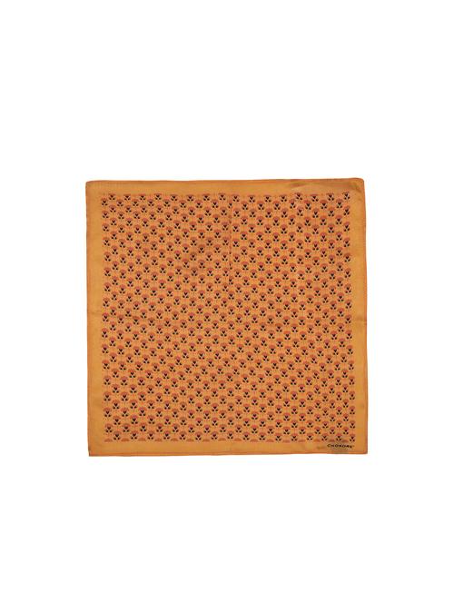 orange silk pocketsquare - 15857016 - Standard Image - 1