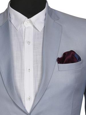 multi colored silk pocketsquare - 15857017 - Standard Image - 3
