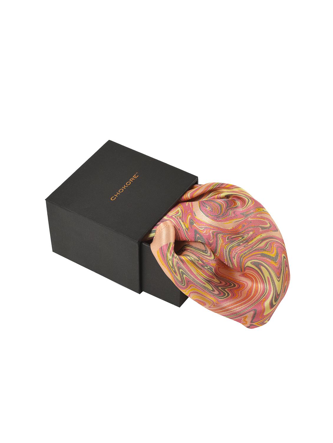 rose pink silk pocketsquare - 15857018 - Zoom Image - 2