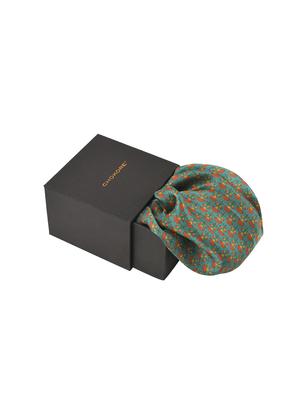 dark sea green silk pocketsquare - 15857022 - Standard Image - 2