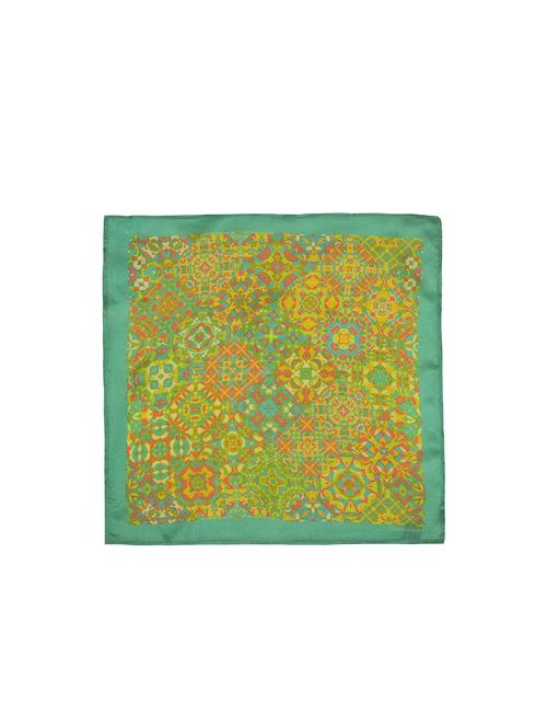 light green silk pocketsquare - 15857024 - Standard Image - 1