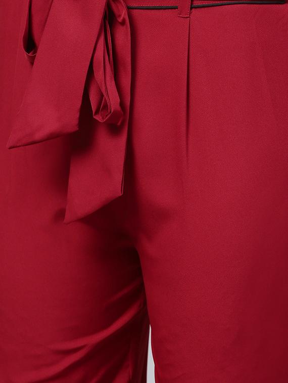 ruffled hem paperbag trouser - 15857103 - Zoom Image - 5