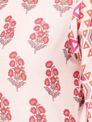 printed straight kurta - 15857130 - Standard Image - 4