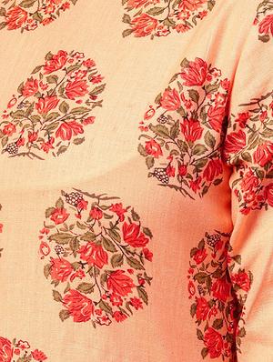 flared printed kurta - 15857131 - Standard Image - 4