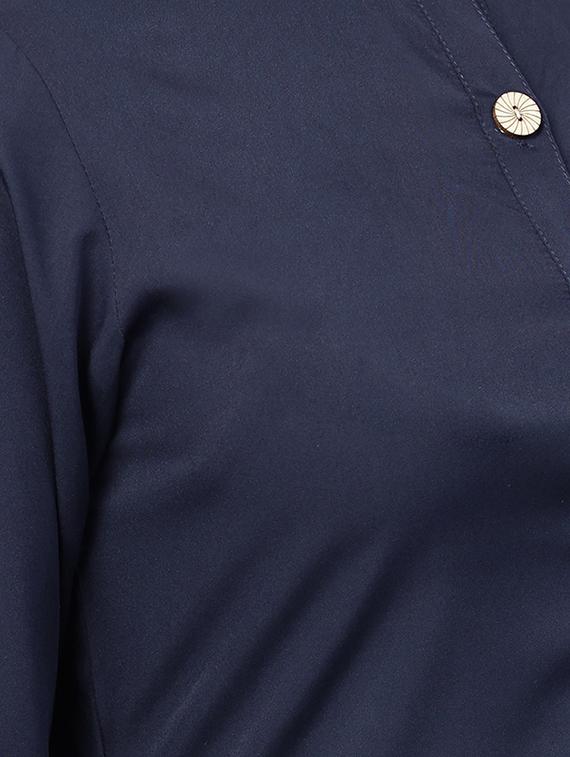 solid a-line kurta - 15857136 - Zoom Image - 4