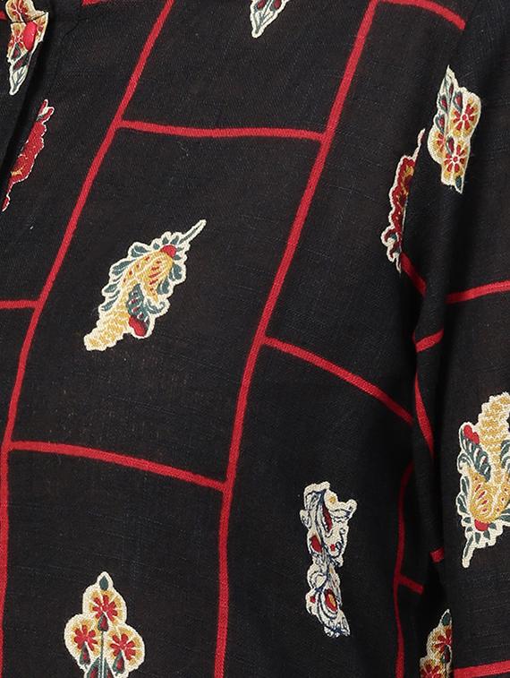 a-line printed kurta - 15857144 - Zoom Image - 4