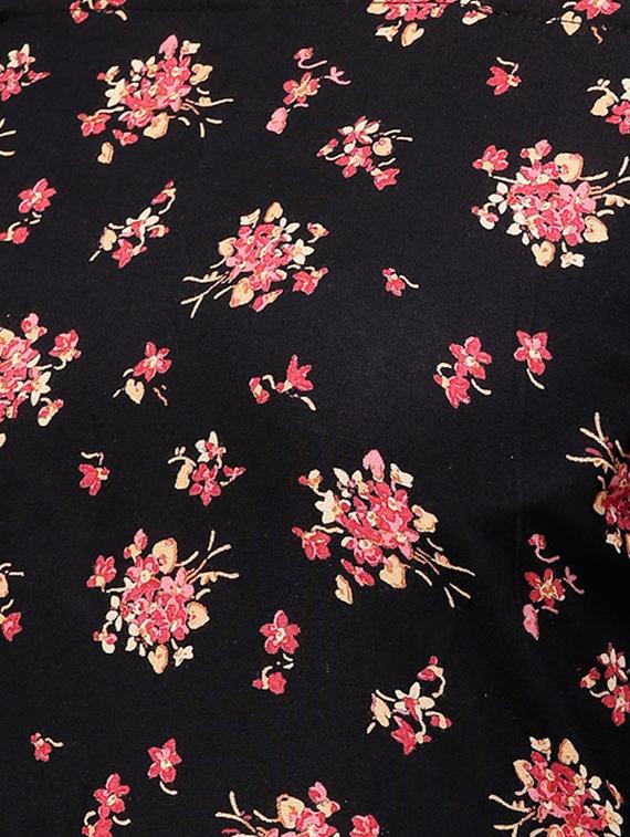 high low floral kurta - 15857145 - Zoom Image - 4