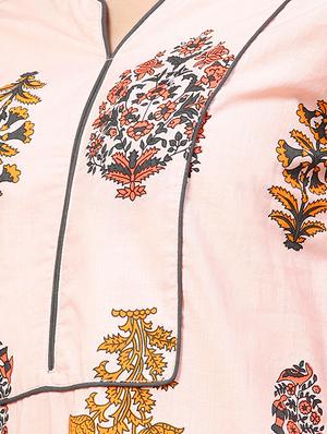 printed straight kurta - 15857148 - Standard Image - 4